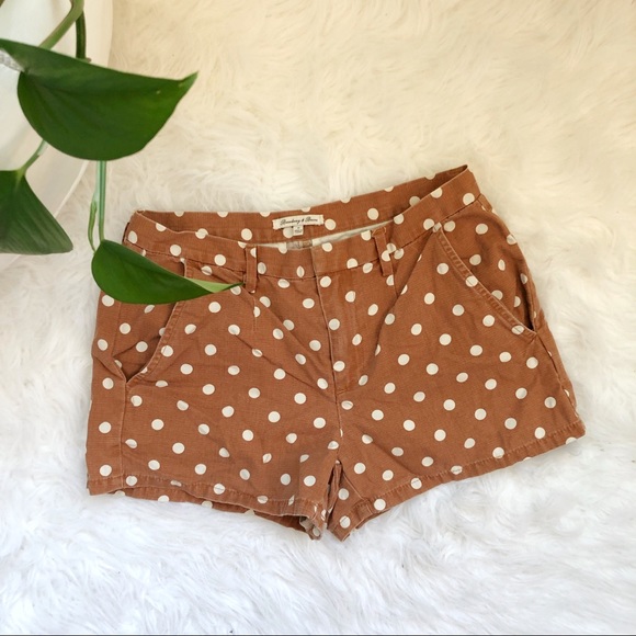 Madewell Pants - Madewell Broadway & Broome Polka Dot Shorts 0 XS
